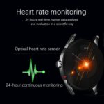 VBDK Steel Band Smart Watch Men Heart Rate Blood Pressure Monitor Sport Multifunction Mode Fitness Tracker Waterproof Smartwatch 3