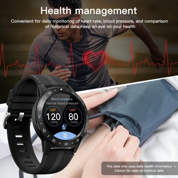 2022 Smart Watch Men and Women GPS Smartwatch and SIM Card Fitness Compass Heart Rate and Blood Pressure Monitoring Sports Watch 2
