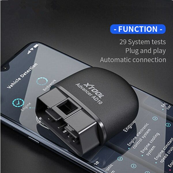 XTOOL AD10 OBD2 Diagnostic Scanner ELM 327 Code Reader for Android With HUD Function Online Head Up Display Auto scanner 1