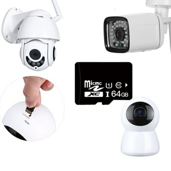 8G/16G/32G/64GB SD Card For Record Video Picture Storage Wifi Cam Home Outdoor Security Surveillance IP Camera Mini Memory Card 6