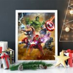 Diamond Painting The Avengers Marvel Cartoon Theme Embroidery 5D DIY Square Circle Photo Cross Stitch Mosaic Kit Home Decoration 2