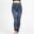 2021 Women Gym Leggings Faux Denim Jeans Leggings Pocket Printing Leggings Casual High Waist Pencil Pants Plus Pants 13