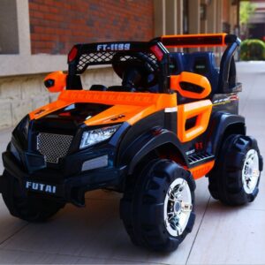 Baby Children Electric Car High-speed Large Toy Four-wheel Swing Off-road Car Remote Control Double Seat Ride Kid Gfits Ride On 1
