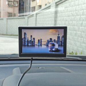 DIYKIT 5" 1024*600 IPS AHD Car Rear View Monitor Parking Backup Monitor with Suction Cup and Bracket for MPV SUV Horse Lorry 2