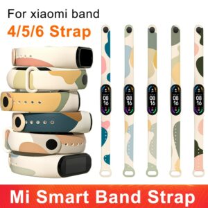 Xiaomi Mi Smart Band 6 5 4 3 Strap Morandi atchband Bracelet Replacement Sport Wrist Color TPU Silicone Xiaomi Official Store 1