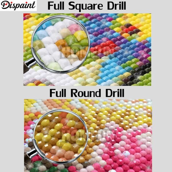 Dispaint Full Square/Round Drill 5D DIY Diamond Painting "Kitchen utensils scenery" Embroidery Cross Stitch 5D Home Decor A11467 2
