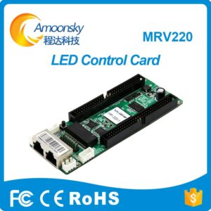Nova MRV220 Asynchronous led screen display receiving card full color led flexible curtain display receiving PCB good price 1