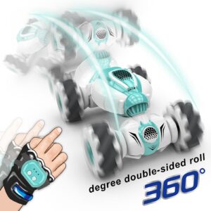 Stunt Remote Control Car By Gesture Watch Sensor Electric Toy Boys RC Powerful Drift Car 2.4GHz 4WD 360 Rotation Gift for Kids 1