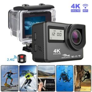 4K Action Camera WIFI Dual Screen 12MP Helmet Camera 30m Go Waterproof pro Sports DV 170 Wide Angle Sport Camera 2