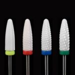KADS Long Bullet Ceramic Nail Drill Bit Nail Polisher Grinder For Manicure and Pedicure Nail Drill Machine Tool of Nail Work 2