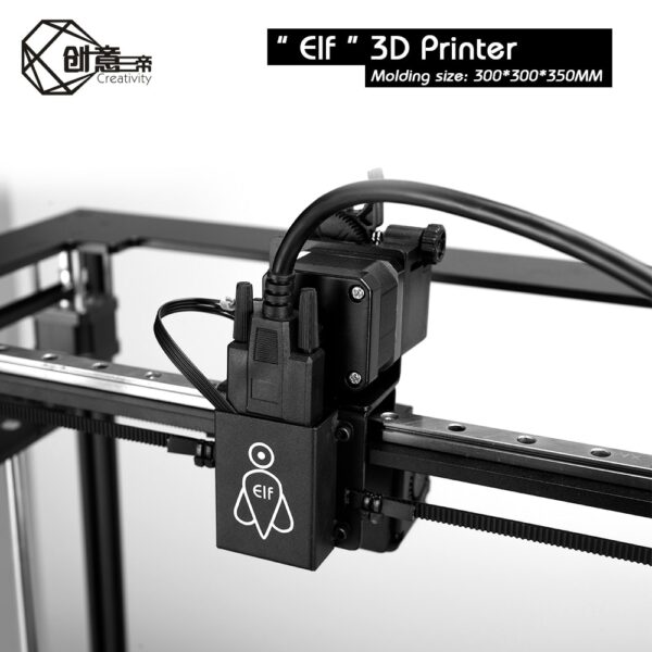 Creativity 3D Printer Corexy ELF Printer Stable Frame Kit With TMC2208 Silent Drive Resume Power Off Cmagnet Build Plate 4