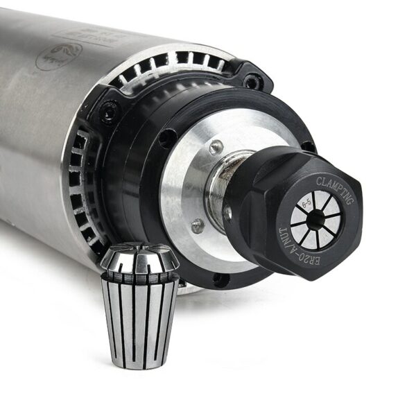 2.2kw spindle in machine tool spindle air cooling 2200w cnc milling motor 24000rmp ER20 80MM or cnc engraving 4