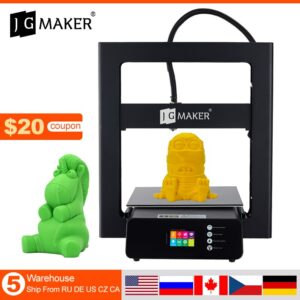 JGMAKER 3D Printer A5S High Precision, Large Print Size 305*305*320mm, Filament Sensor, Touch Screen, Glass Platform, Impresora 2