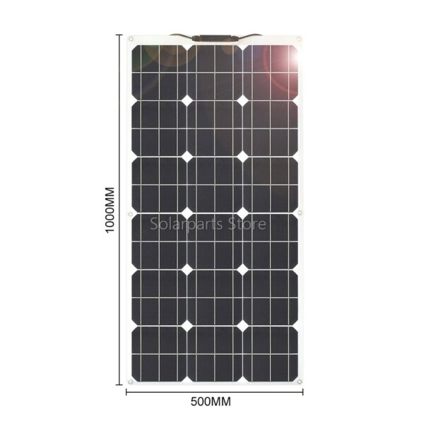Solar Panel Kit 300W 200w 100w flexible solar panels module controller for camper caravan boat car battery 12v Energy chargin 3