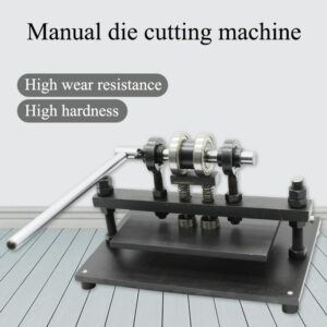 Manual die cutting machine, leather leather indentation / cutting machine, punch leather die cutting machine 1