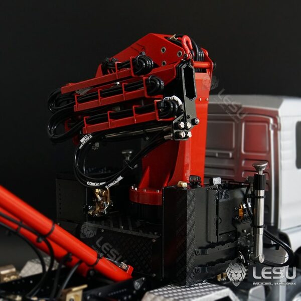 1/14 LESU Metal Hydraulic RC Crane Valve for TAMIYA Remote Control Tractor Truck Dumper Trailer Scania Benz VOLVO MAN Toys Model 1