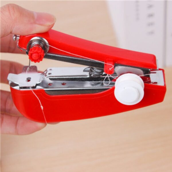 1Pc Mini Sewing Machines Needlework Cordless Hand-Held Clothes Useful Portable Manual Sewing Machines Handwork Tools Accessories 3