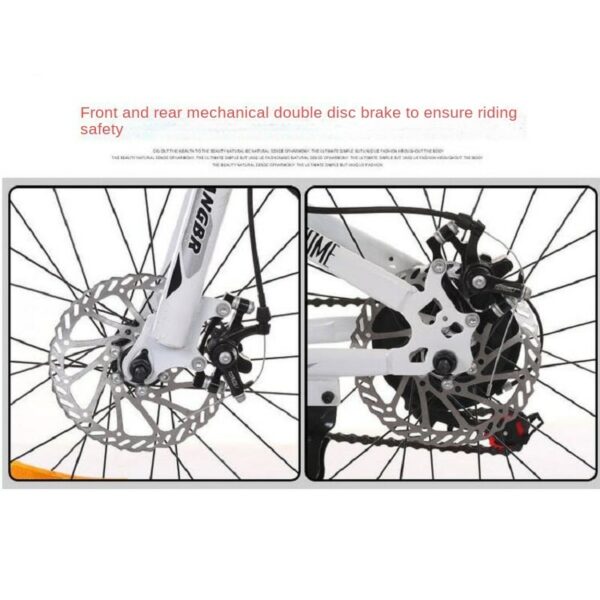 WolFAce 24/26 Inch Mountain Bike Double Disc Brake Bicycle Adult Student Variable Speed Shock-absorbing Bike 2022 New Nice Gift 4