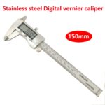 Digital vernier caliper Stainless steel caliper  0-150MM 6 inch 0.01mm digital display electronic ruler  length measuring tools 2