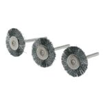 JIGONG 9pcs Steel brush Wire wheel Brushes Die Grinder  Rotary Tool Electric Tool for the engraver 2