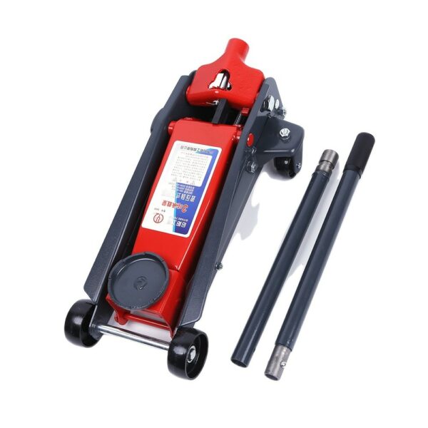 Horizontal hydraulic jack 2 tons auto repair double pump low position For car crane Tools Lifting Accessories Material Handling 2