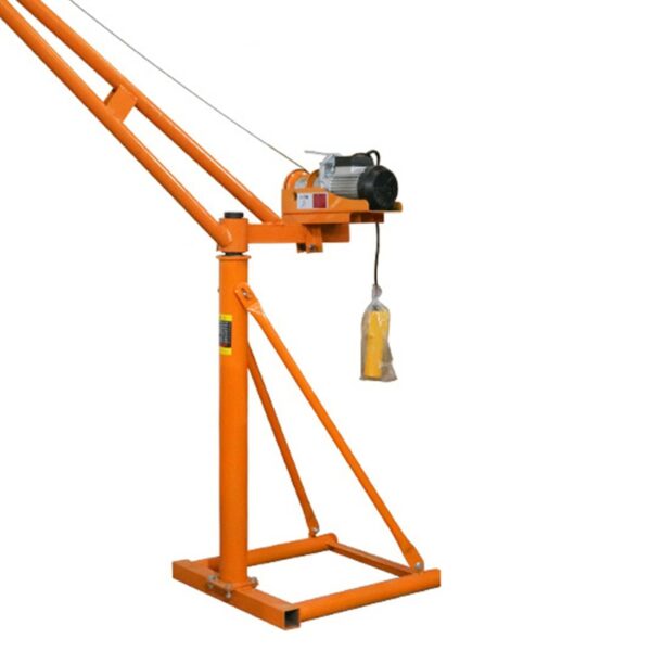 Hoist Household Small Hydraulic Lifting Feeding Crane 220V Outdoor Roof Construction Decoration Electric Lifting 1