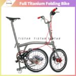Titanium Folding Bike for Brompton External 6-speed V Brake Full Ti Frame Superlight Bicycle Can Customize CHPT3 3
