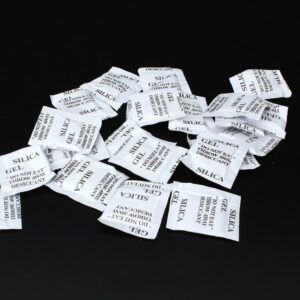 50Packs Non-Toxic Silica Gel Desiccant Damp Moisture Absorber Dehumidifier For Room Kitchen Clothes Food Storage 2