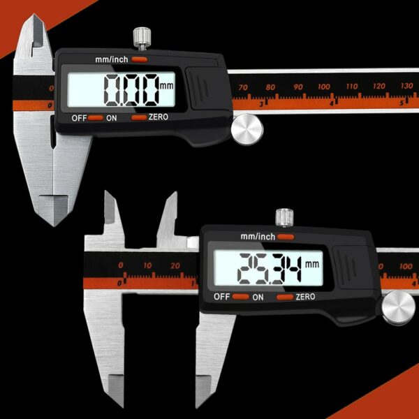 6-Inch 0-150mm digital calipers Stainless Steel Electronic Digital Vernier Caliper Metal Micrometer Measuring tool 2