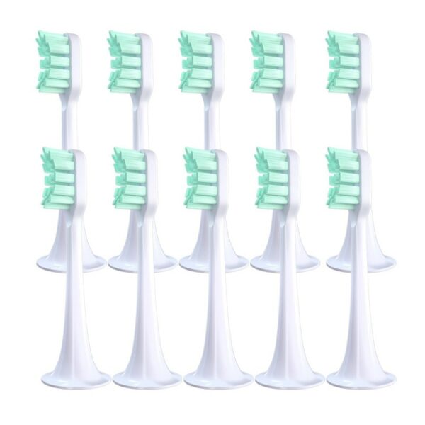 4/10Pcs/Set For Xiaomi Mijia T300/T500 Replacement Brush Heads Electric Toothbrush Heads Protect Soft DuPont Nozzles Bristle 1