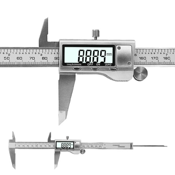 8inch Large LCD Screen Smooth-gliding Durable Stainless Steel Digital Caliper 0-200mm Electronic Digital caliper 3