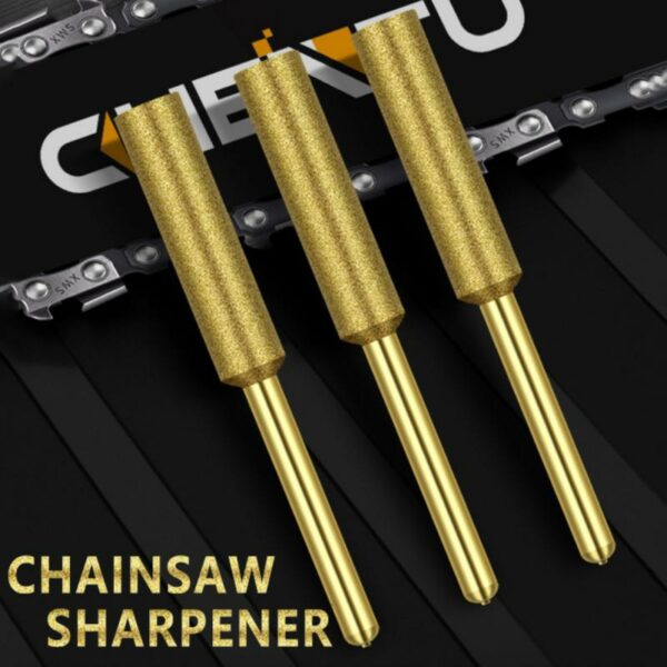 5/12PCS Diamond Chainsaw Sharpener Burr 4/4.8/5.5mm Grinder Chain Saw Drill Bits Saw Sharpening Carving Grinding Tools Dropship 1