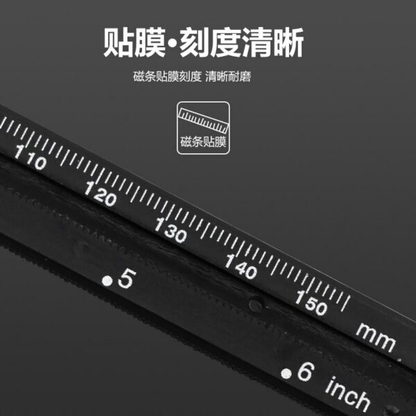 High quality 150MM portable plastic tape meter caliper vernier    measuring inner outer diameter depth 3