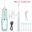 Oral Irrigator Portable Dental Water Flosser USB Rechargeable Water Jet Floss Tooth Pick 4 Jet Tip 220ml 3 Modes IPX7 1400rpm 12