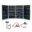 solar panel foldable flexible portable 100w 150w 200w 300w 18v/20v home kit outdoor charger controller 5v usb 12v car RV battery 9