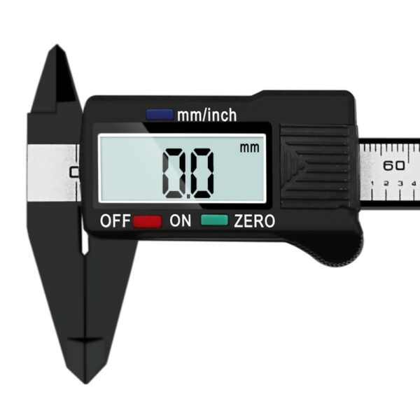 New Arrival 100mm 6 inch LCD Digital Electronic Plastic Vernier Caliper Gauge Auto On & Off 0.1mm Micrometer Measuring Tool 5