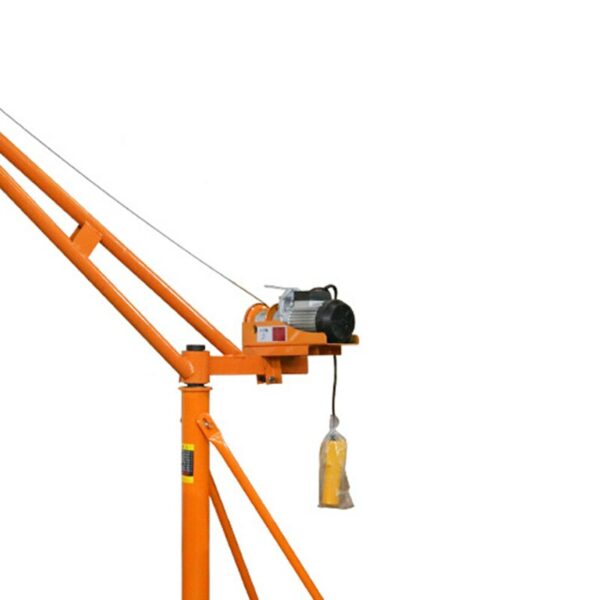 Hoist Household Small Hydraulic Lifting Feeding Crane 220V Outdoor Roof Construction Decoration Electric Lifting 4