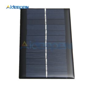 Solar Panel 6V 1W Mini Solar System DIY For Battery Cell Phone Chargers Portable Solar Cell 1
