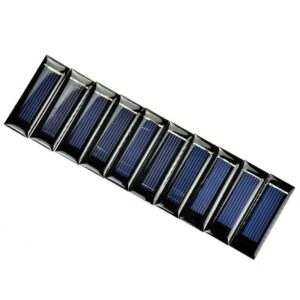 10Pcs Mini Solar Panel New 0.5V 100mA Solar Cells Photovoltaic panels Module Sun Power battery charger DIY 53*18*2.5mm-Hot 2