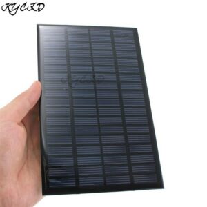 2.5W 18V Solar Panel 0-138mA Polycrystalline Silicon 194*120mm For Solar Electric Toys DIY Mini Fans Charging 1