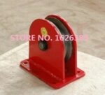 1T--2T Land lifting wheel fixed pulley block roller steel wire rope lifting chain hoist chain block crane lifting sling mater 1