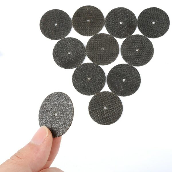 10pcs/set 32mm Resin Fiber Cutting Disc Metal Circular Saw Blade Dremel Wheel Sanding Plate Grinder Rotary Tools Accessories 4