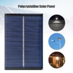Solar Panel 0.6W 5V 120mA Battery Bank Powerbank Charger Mobile Phone Waterproof Solar Panel Charge Power Bank 2
