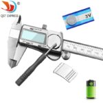 digital caliper 0-150mm 0.01mm stainless steel electronic vernier calipers metric / inch micrometer gauge measuring tools 4