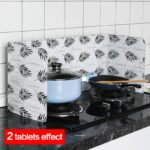Aluminum Foldable Kitchen Gas Stove Baffle Plate Kitchen Frying Pan Oil Splash Protection Screen Kichen Accessories 4