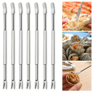 5pcs Seafood Lobster Crab Needle Multifunction Crab Leg Crackers Tools Stainless Steel Seafood Nut Forks Spoon Kitchen Gadgets 1