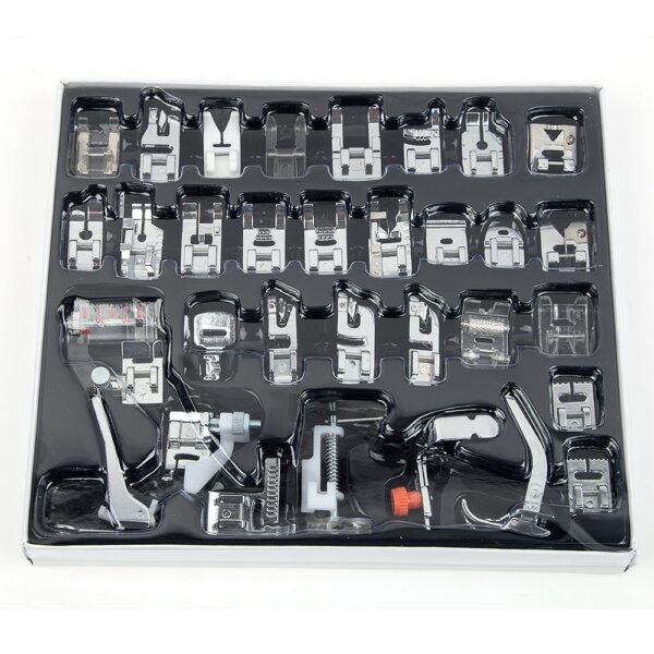 32pcs Sewing Tools Domestic Sewing Machine Presser Foot Feet Kit Set Sewing Machine Accessories Sewing Foot Crafts Apparel 3