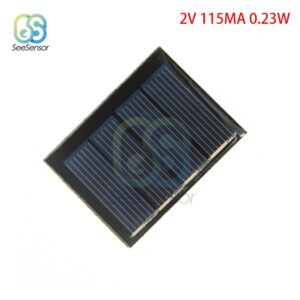 Solar Panel 2V 5V 6V 9V 12V Mini Solar System DIY For Battery Cell Phone Chargers Portable Solar Cell 0.23W 0.6W 0.8W 1W 1.5W 3W 2
