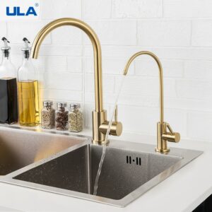 ULA kitchen faucet with tap drinking water Purifier Kitchen Faucet Set Stainless Steel Kitchen Mixer Sink Tap( Hoses Not include 1