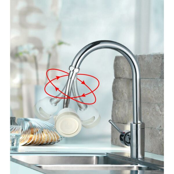 Home Kitchen Anti Splashing Faucet Nozzle Extender Pressurized Filter Head for Sprinklers 2